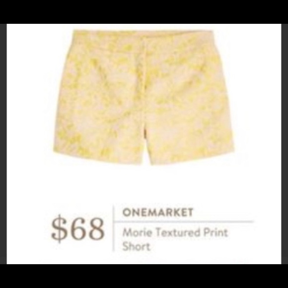 ONE MARKET Marie Textured Print Shorts- Medium - Picture 3 of 7